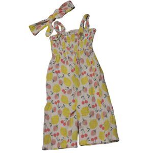 3/$25 🏷 Monkey Bars Fruit Print Outfit Size 12m